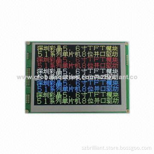 5.6-inch TFT LCD Module, Touch Panel, 640x480 Dots, Supports 32x32-pixel Graphical Cursor Function
